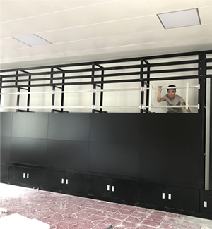 Case study of 3 * 5 46 inch cabinet splicing large screen