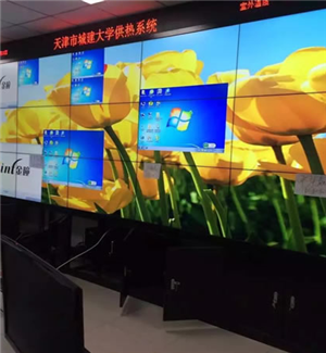 3*5 55寸拼接屏天津城建大學案例展示
